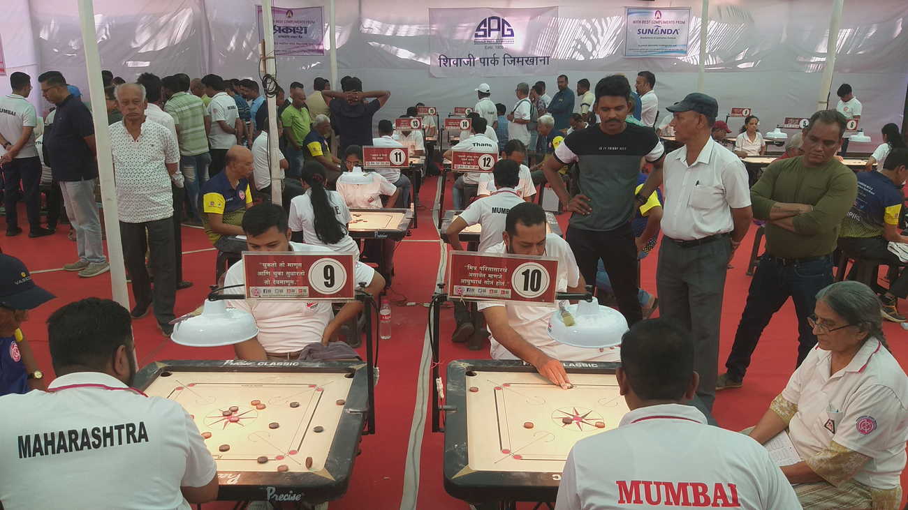 15th Shivaji Park Gymkhana Maharashtra State Ranking Carrom Tournament 2023-24